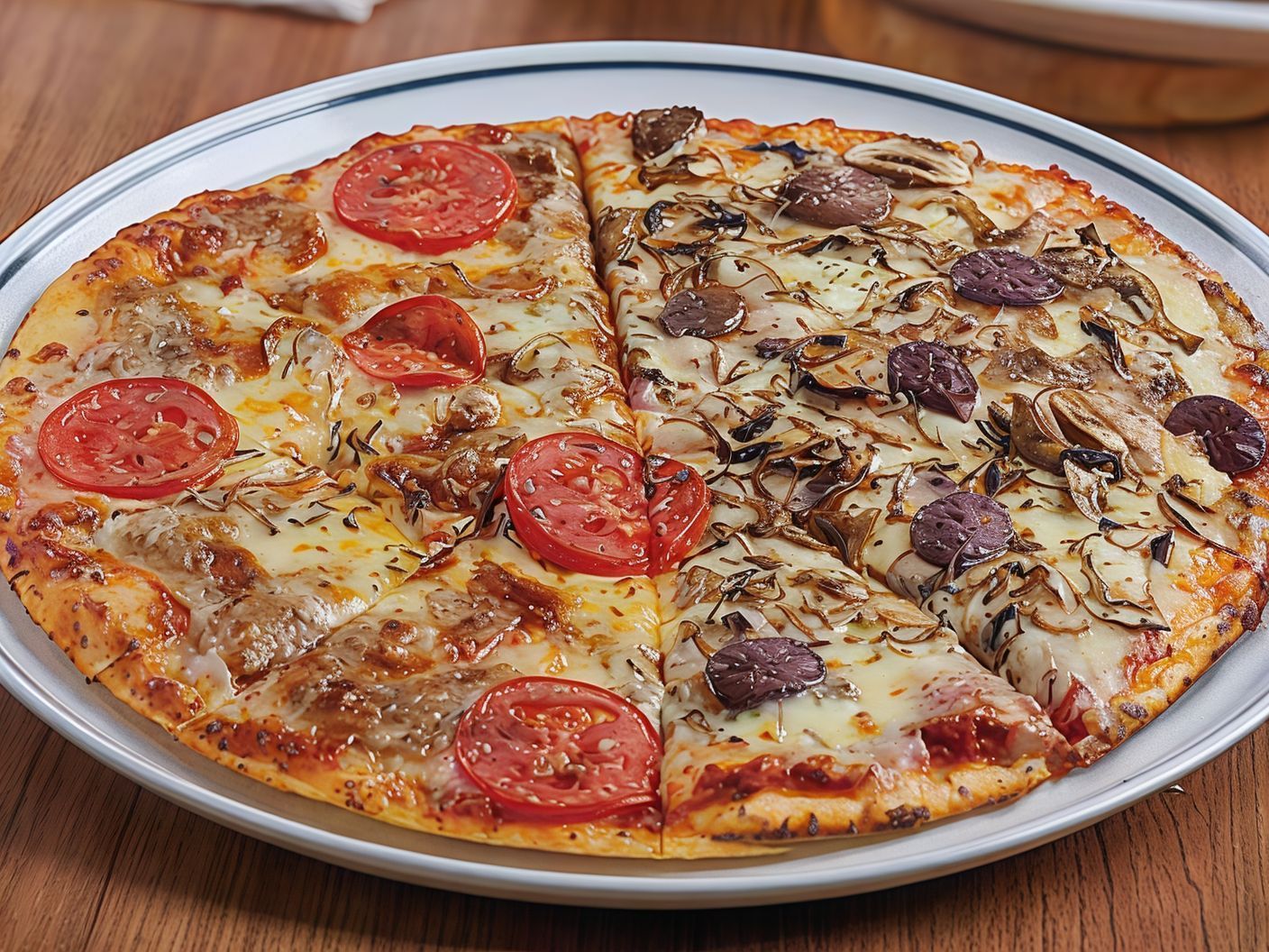 Half and Half Large Pizza
