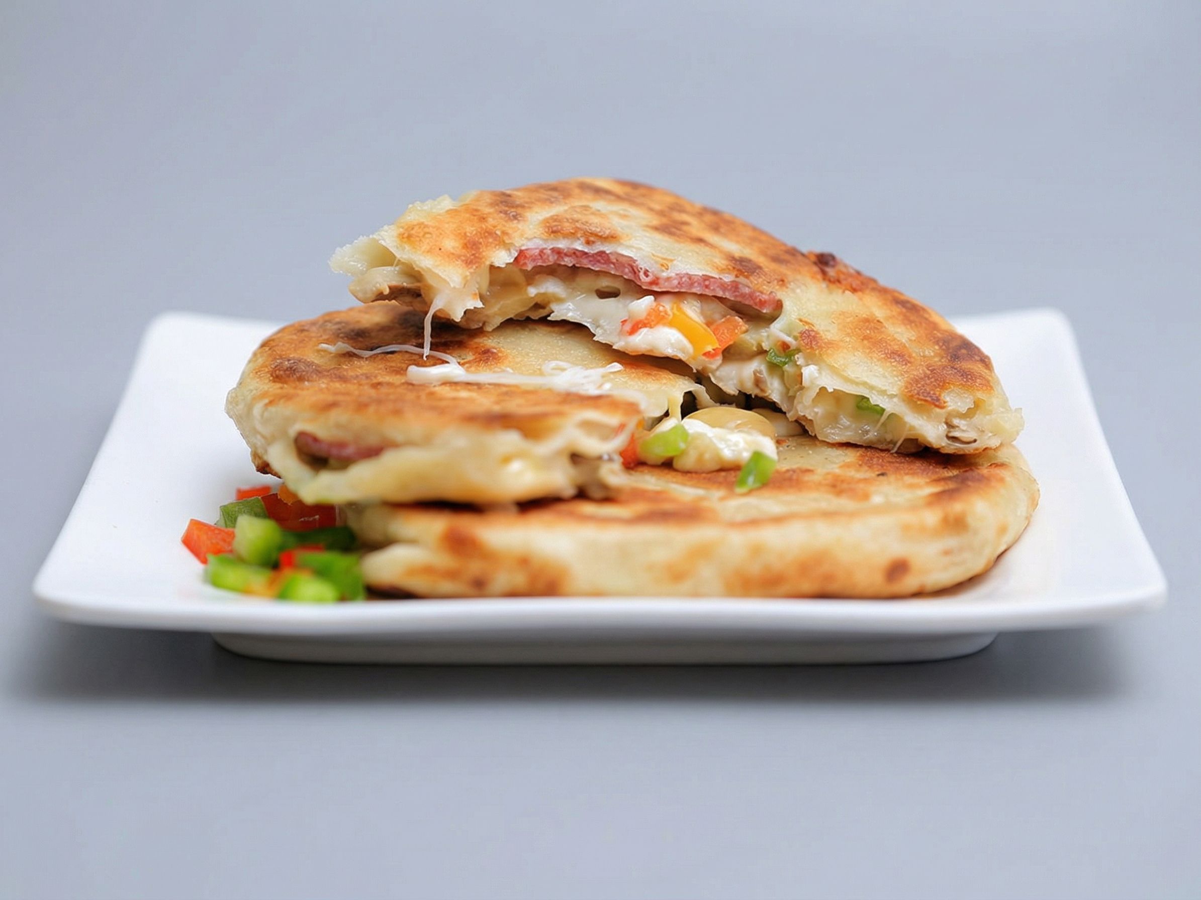 Salami Oriental Pizza