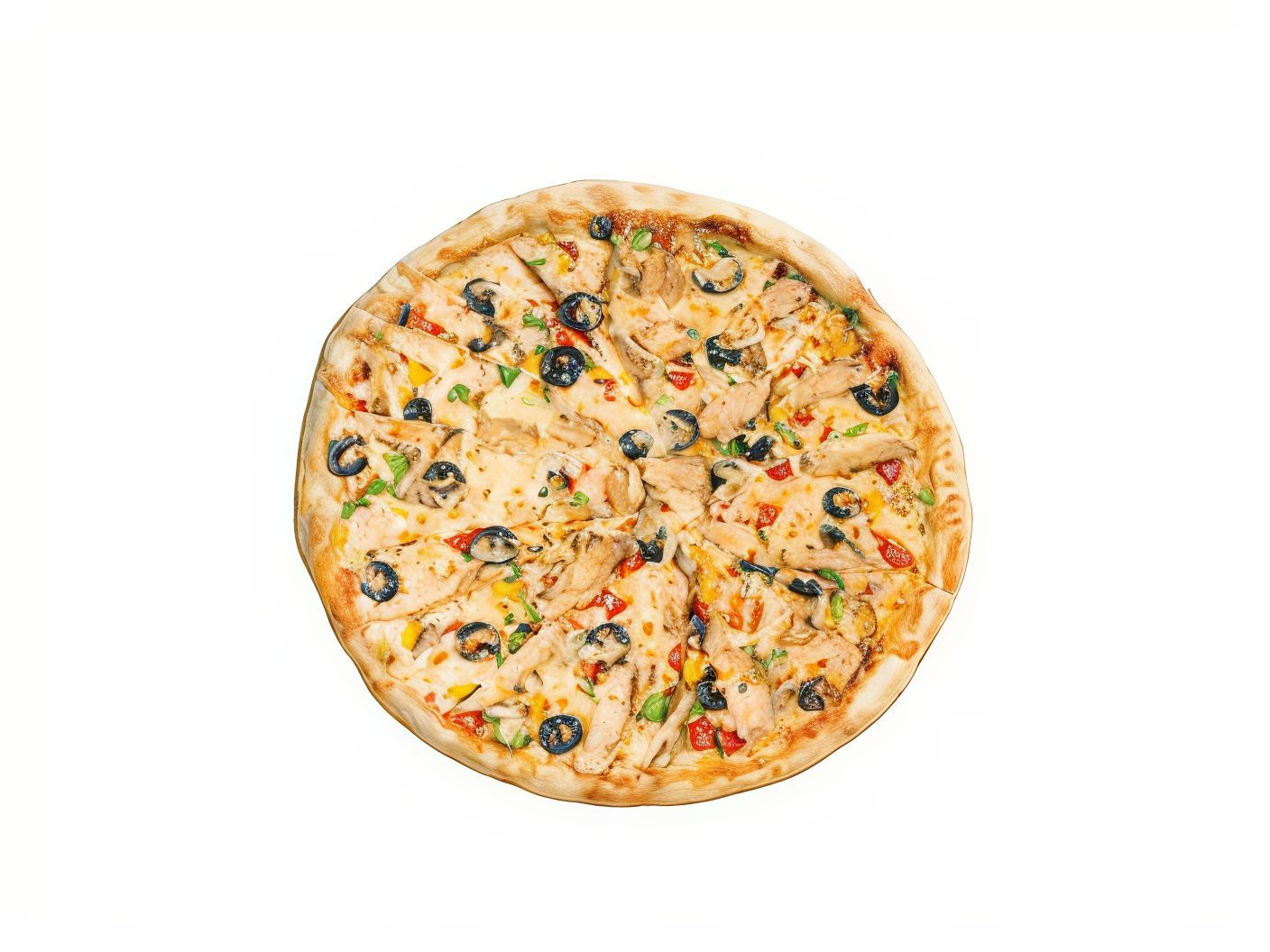 Oriental Chicken Pizza