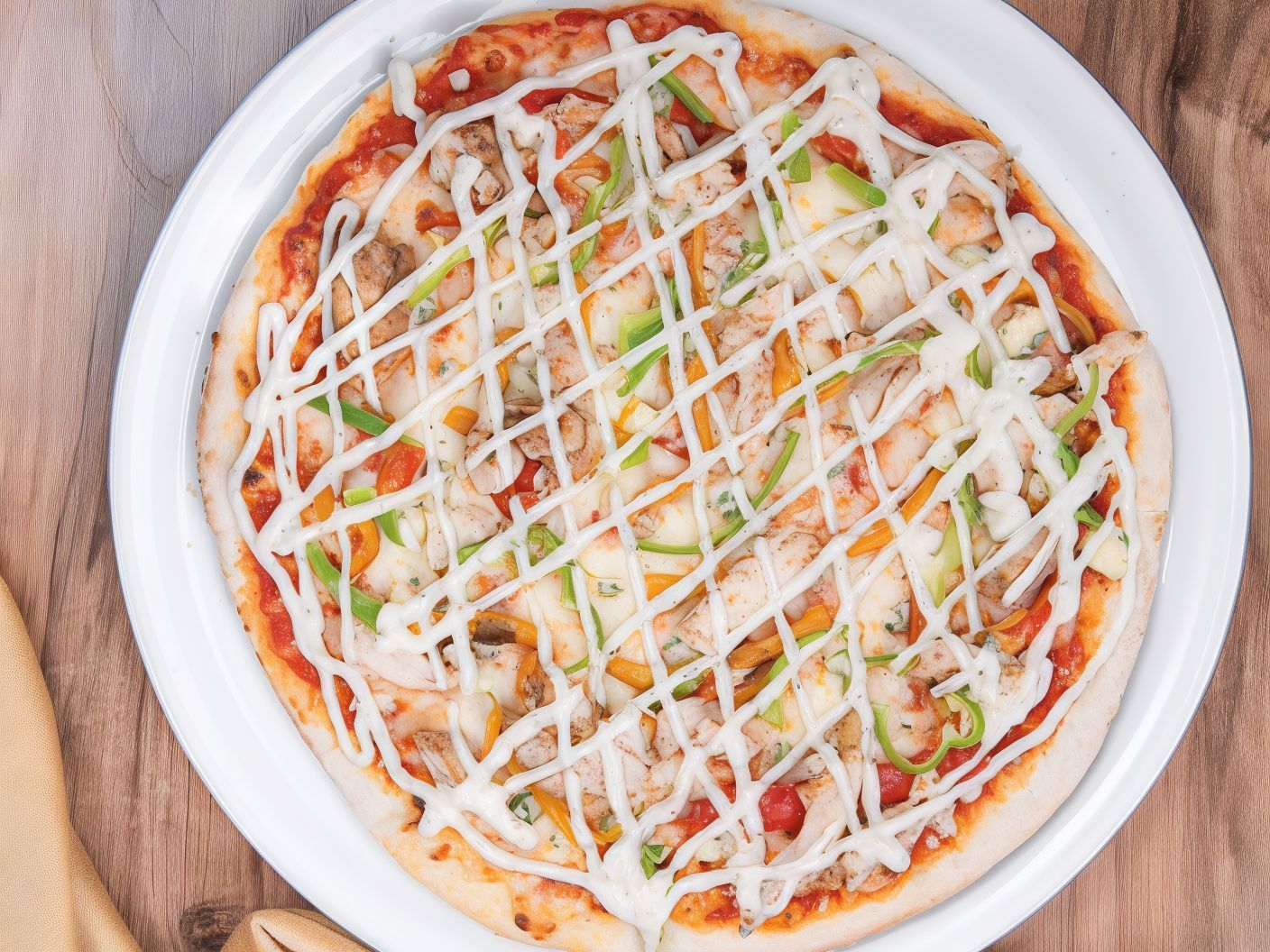Chicken Ranch Pizza