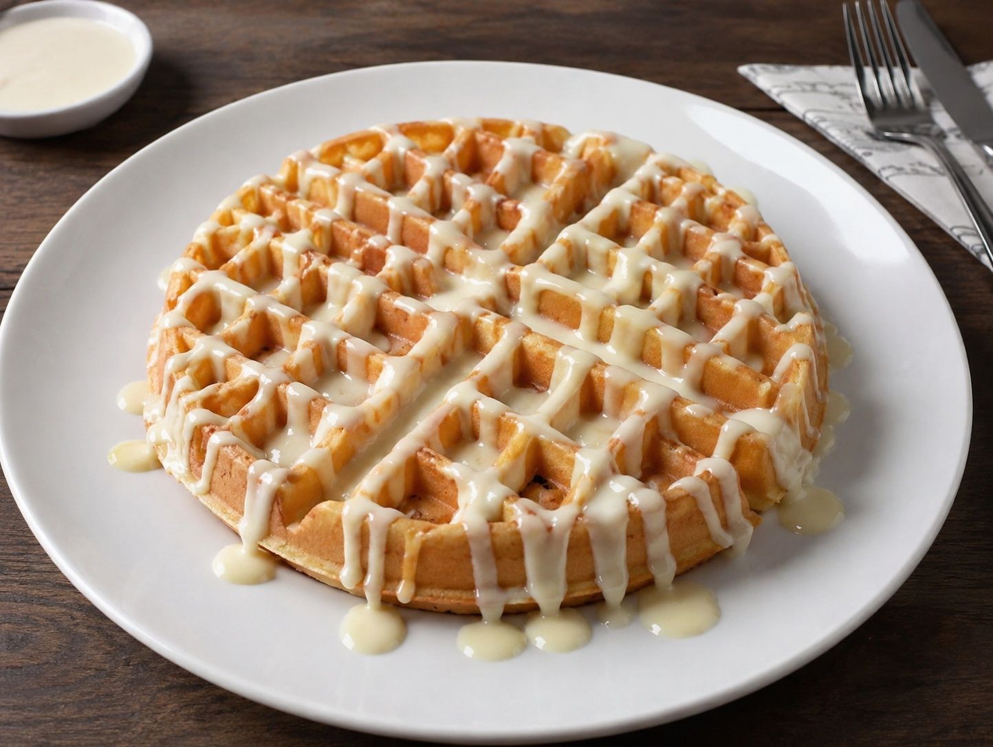 White Chocolate Waffle