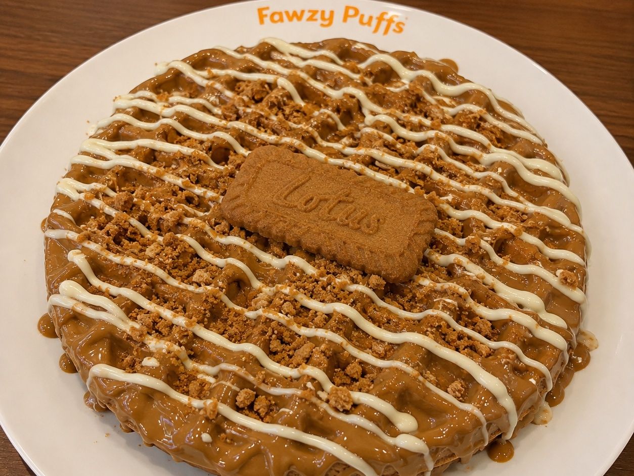 White Chocolate Lotus Waffle