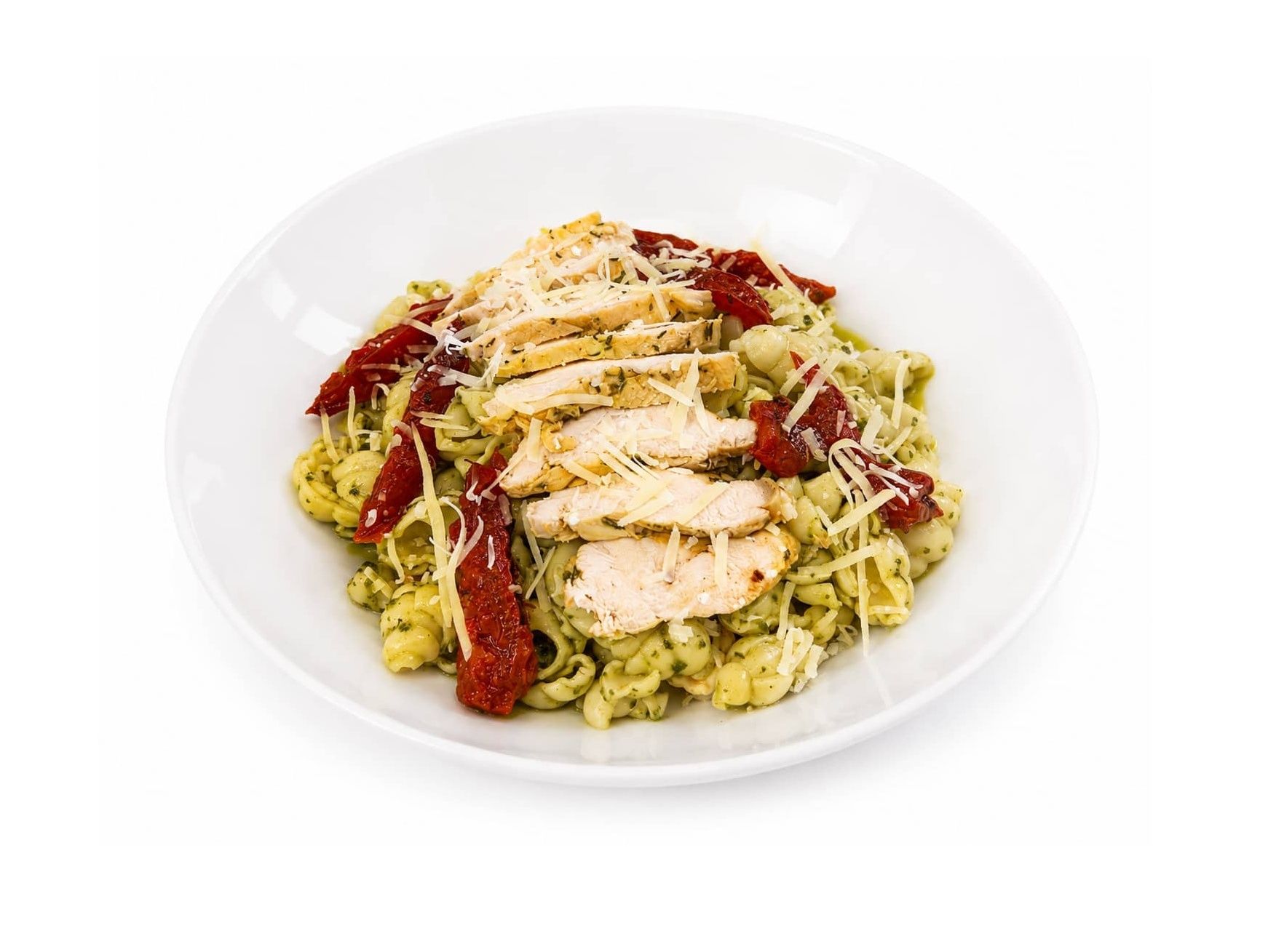 Chicken and Pesto Pasta Salad