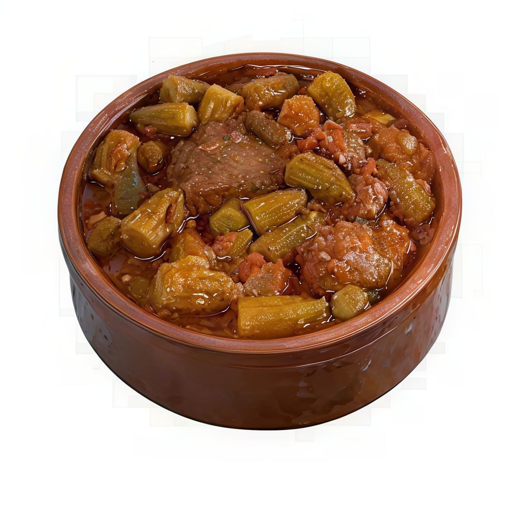 Okra With Meat
