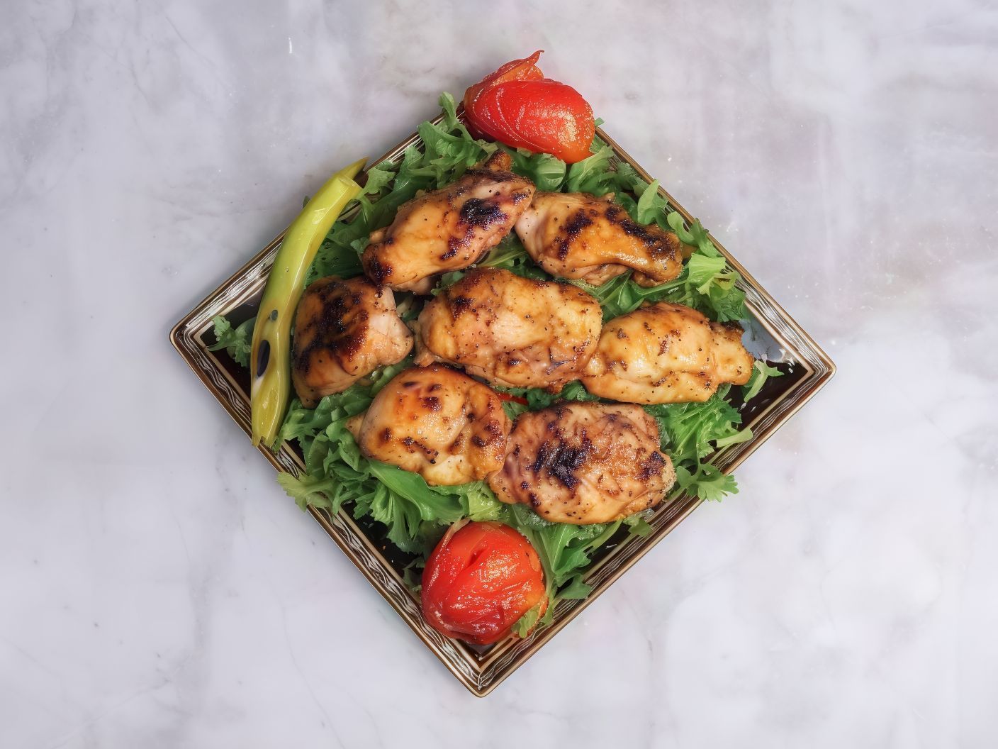 Half Shish Chicken Without Rice.