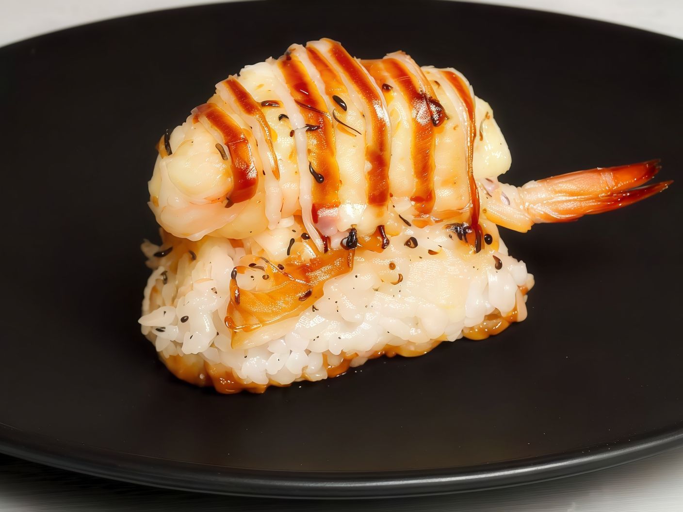 Shrimp Cheddar Nigiri Sushi