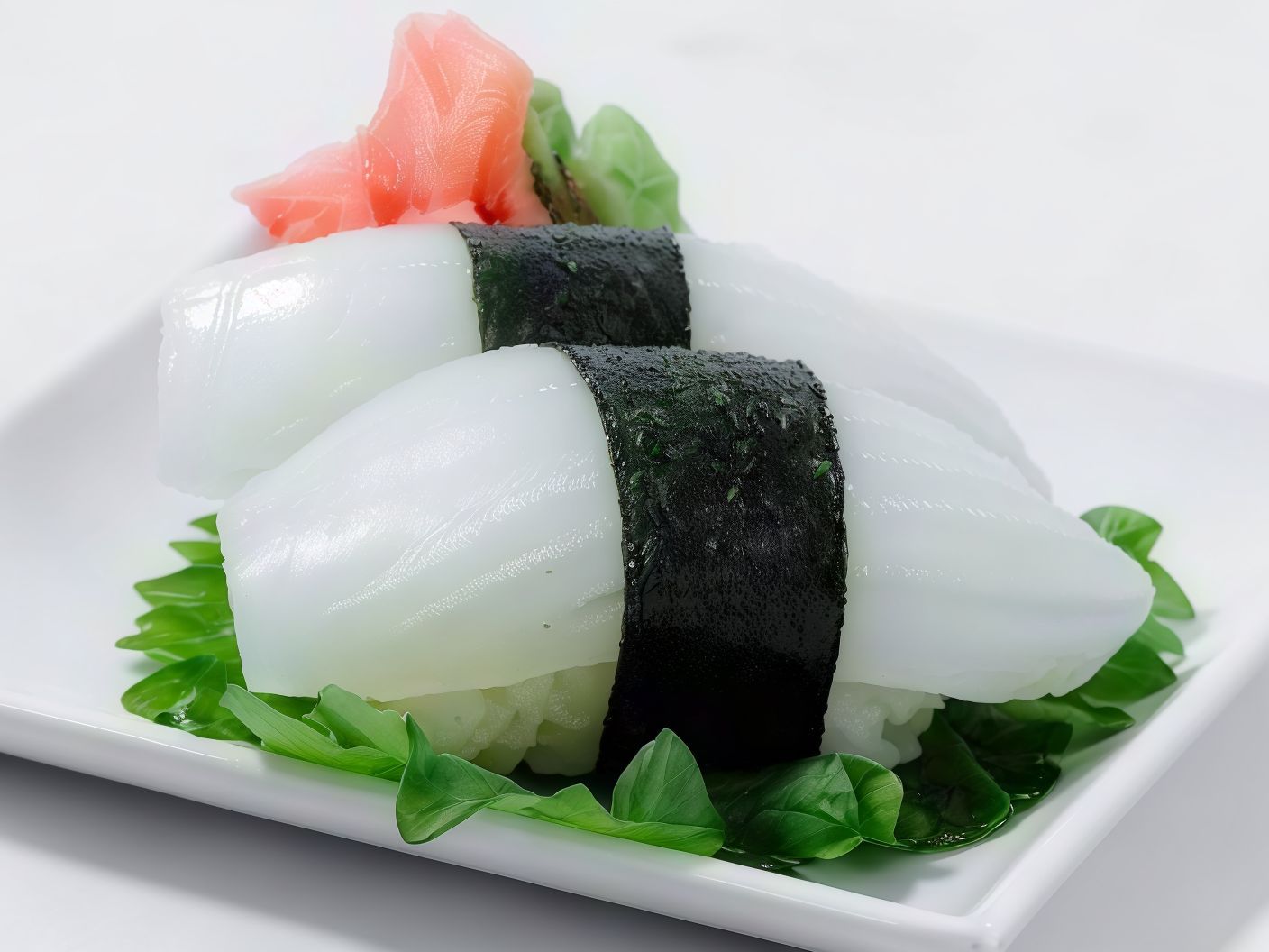 Squid Nigiri Sushi