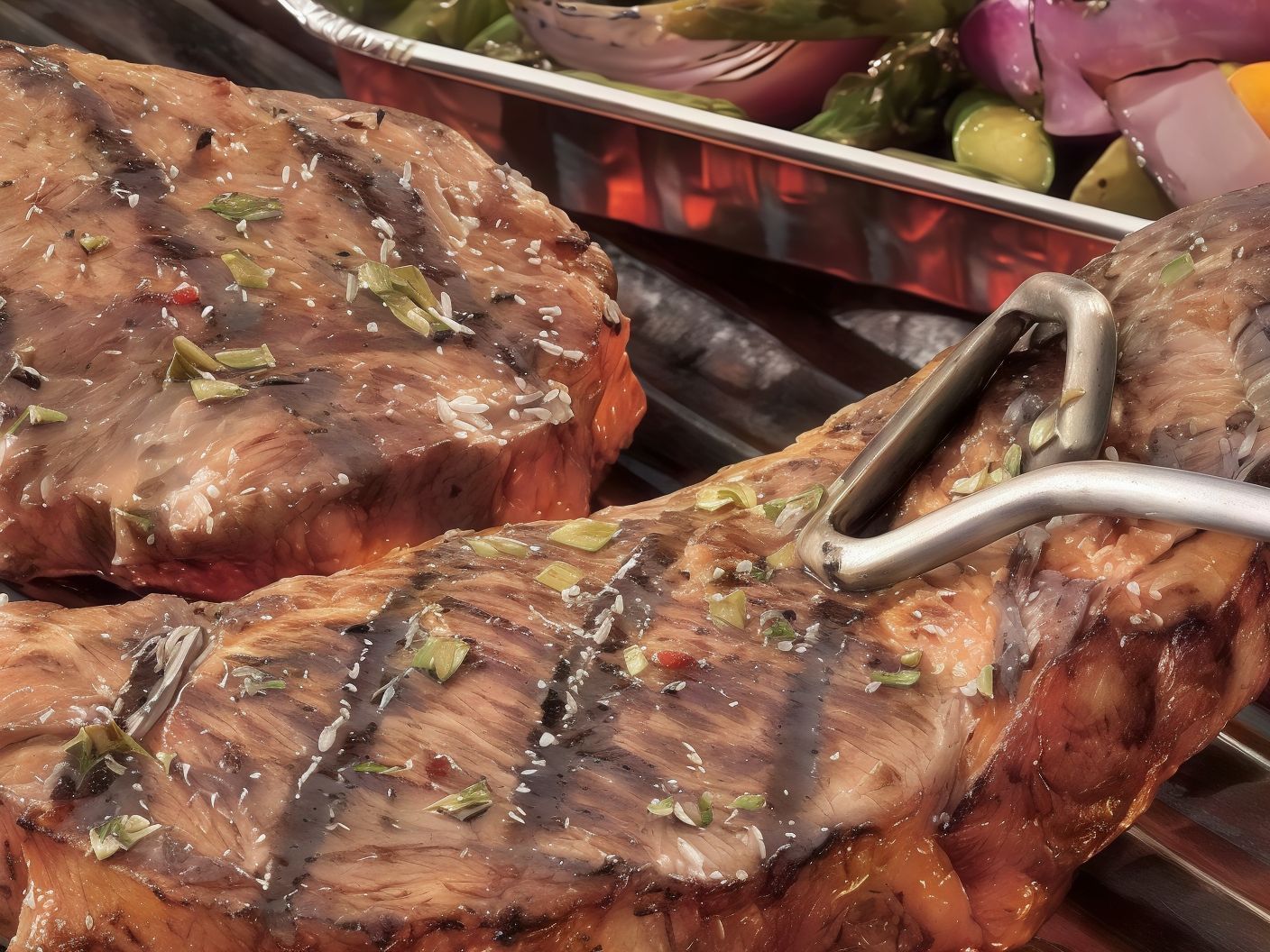 1/3 kilo steak meal with basmati rice