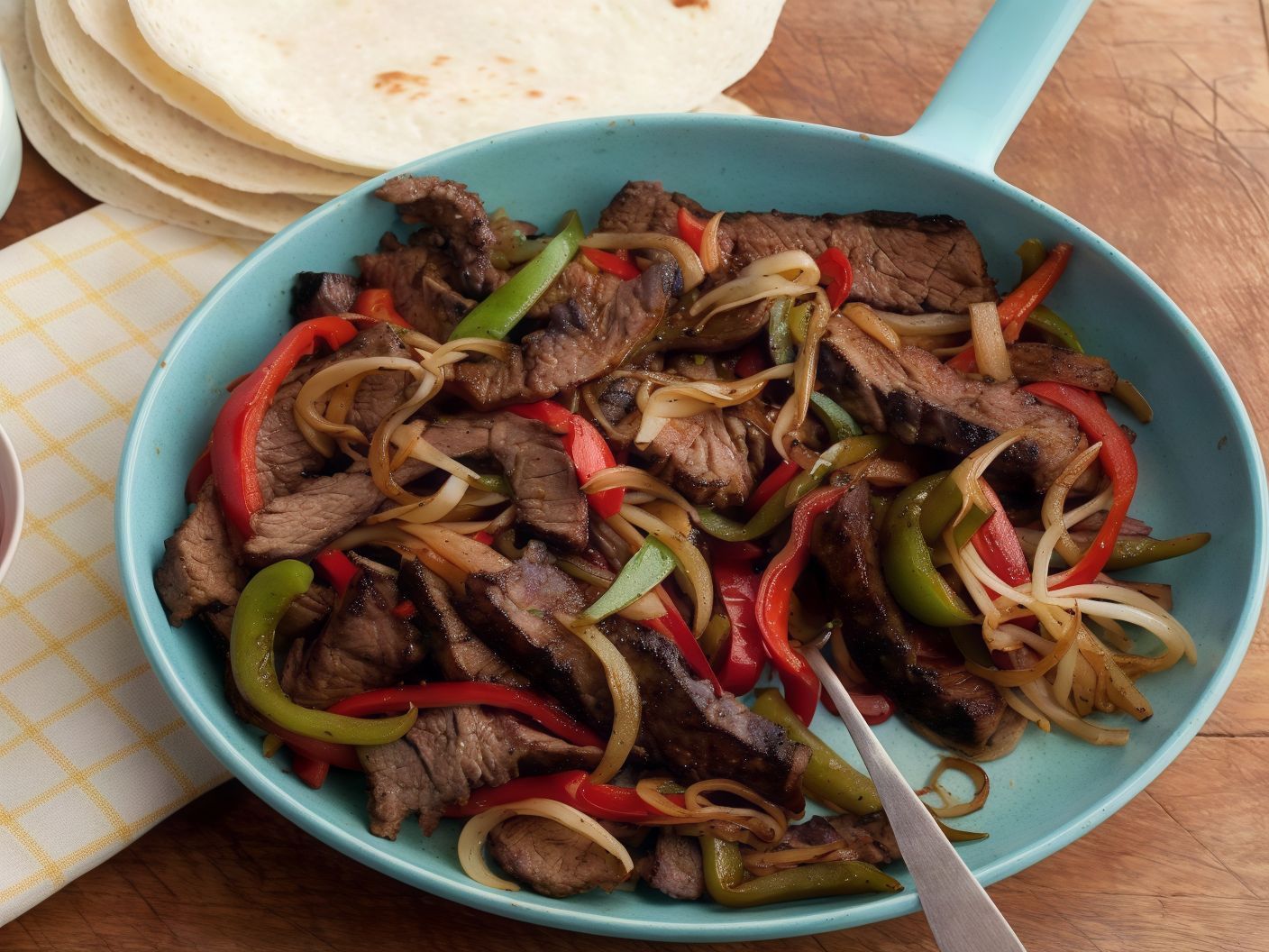 Meat Fajita Sandwich