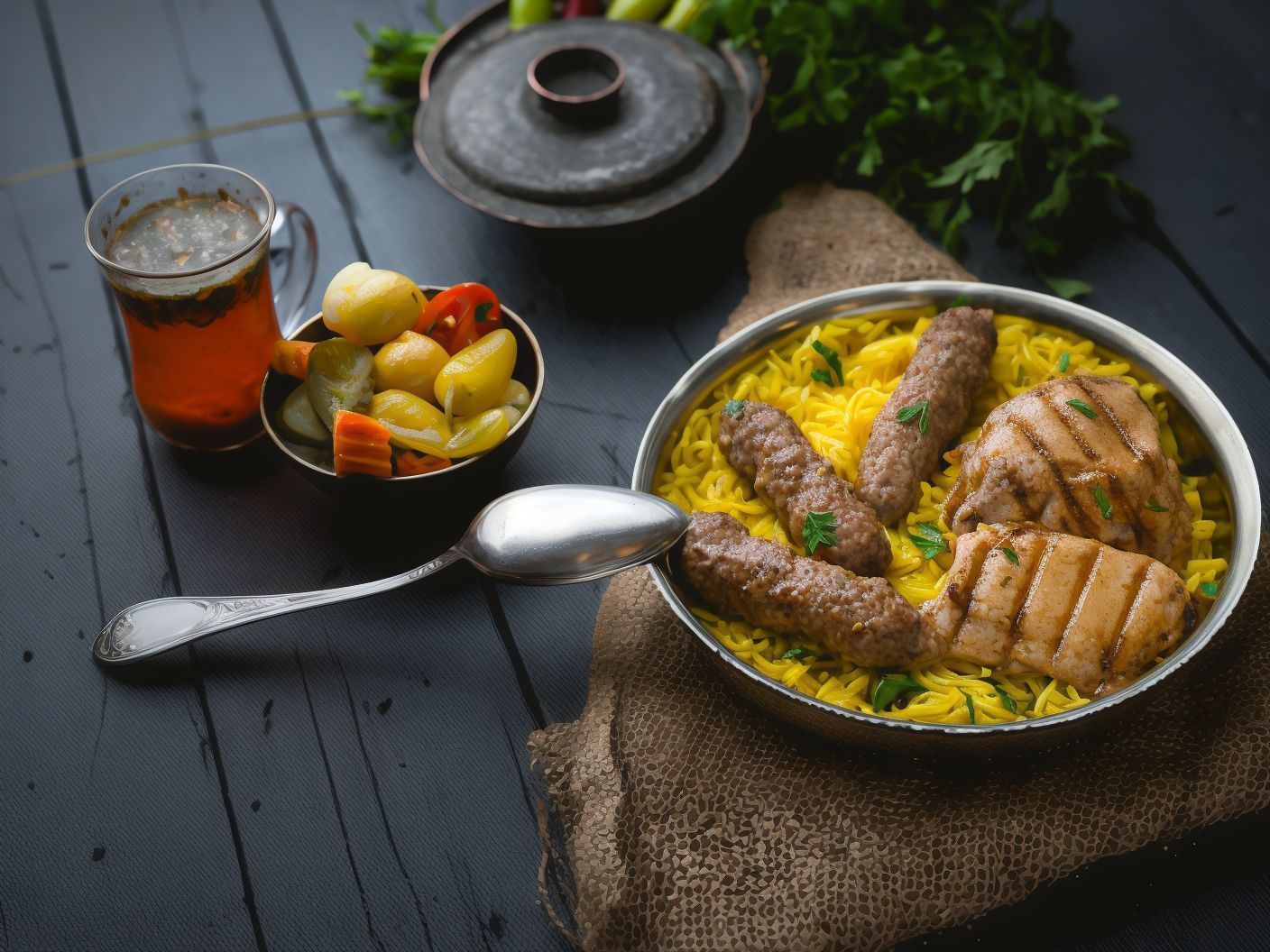Shish Tawook With Kofta Meal
