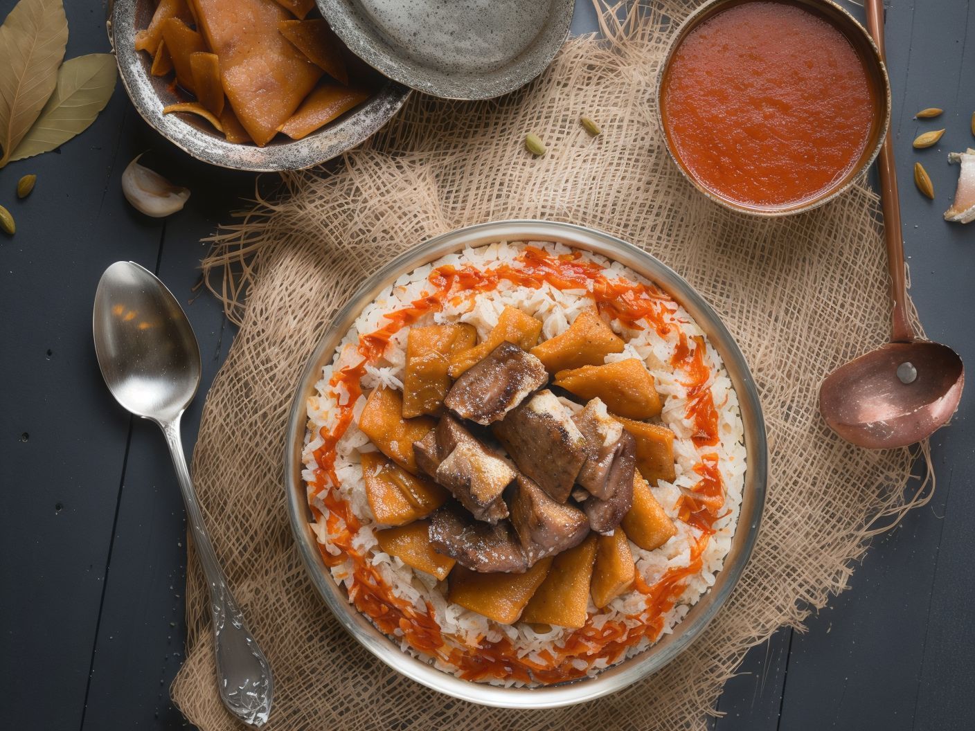 Roasted Meat Fatteh