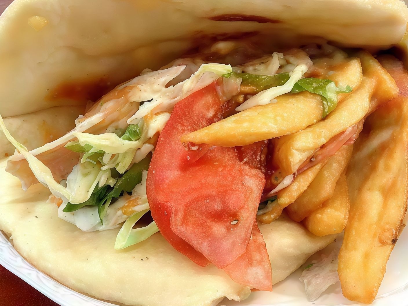 Cheddar Fries Sandwich