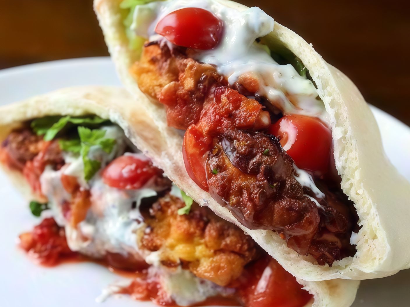Potato and Eggplant Sandwich