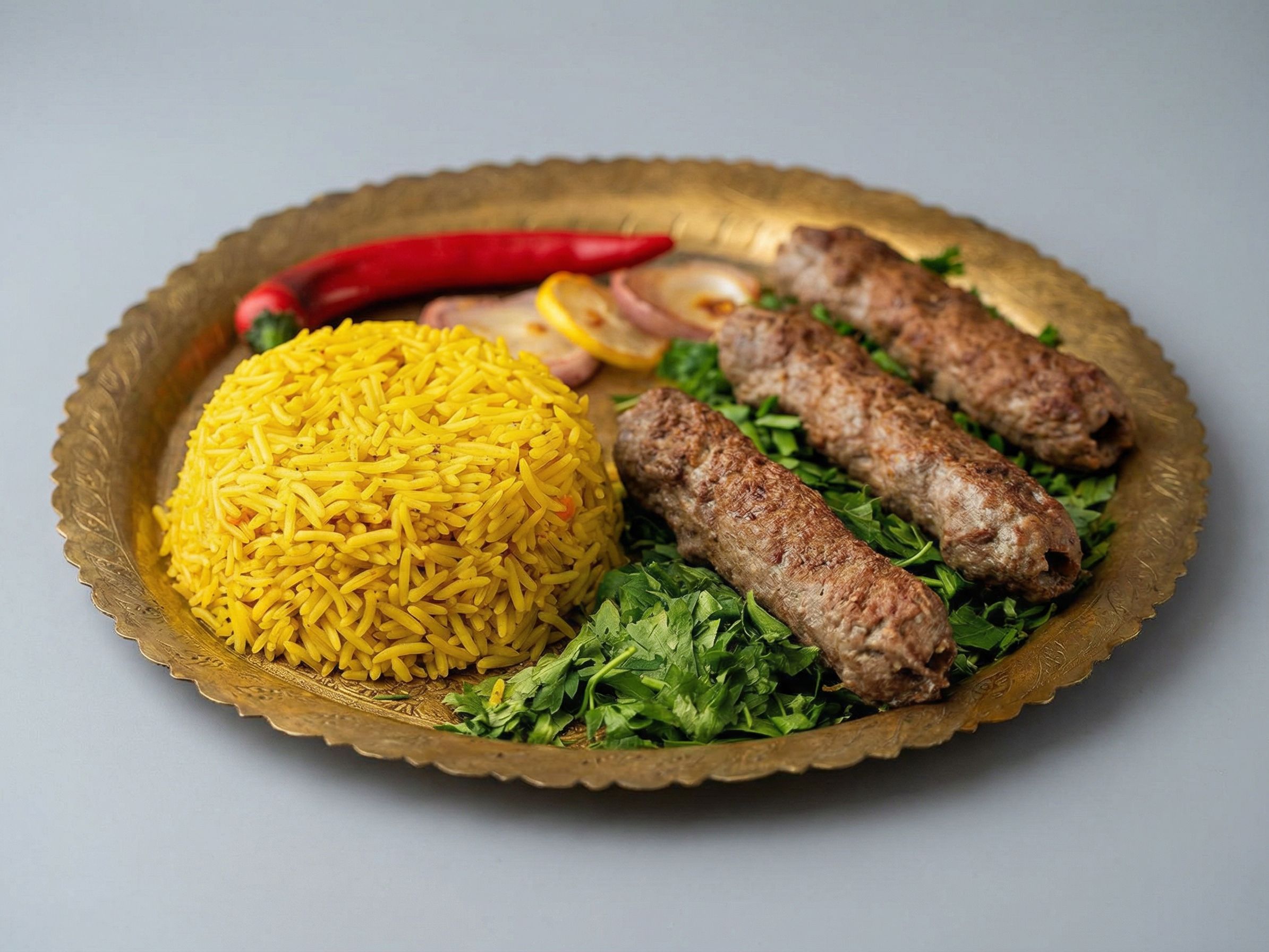 1/4 Grilled Oriental Kofta Meal