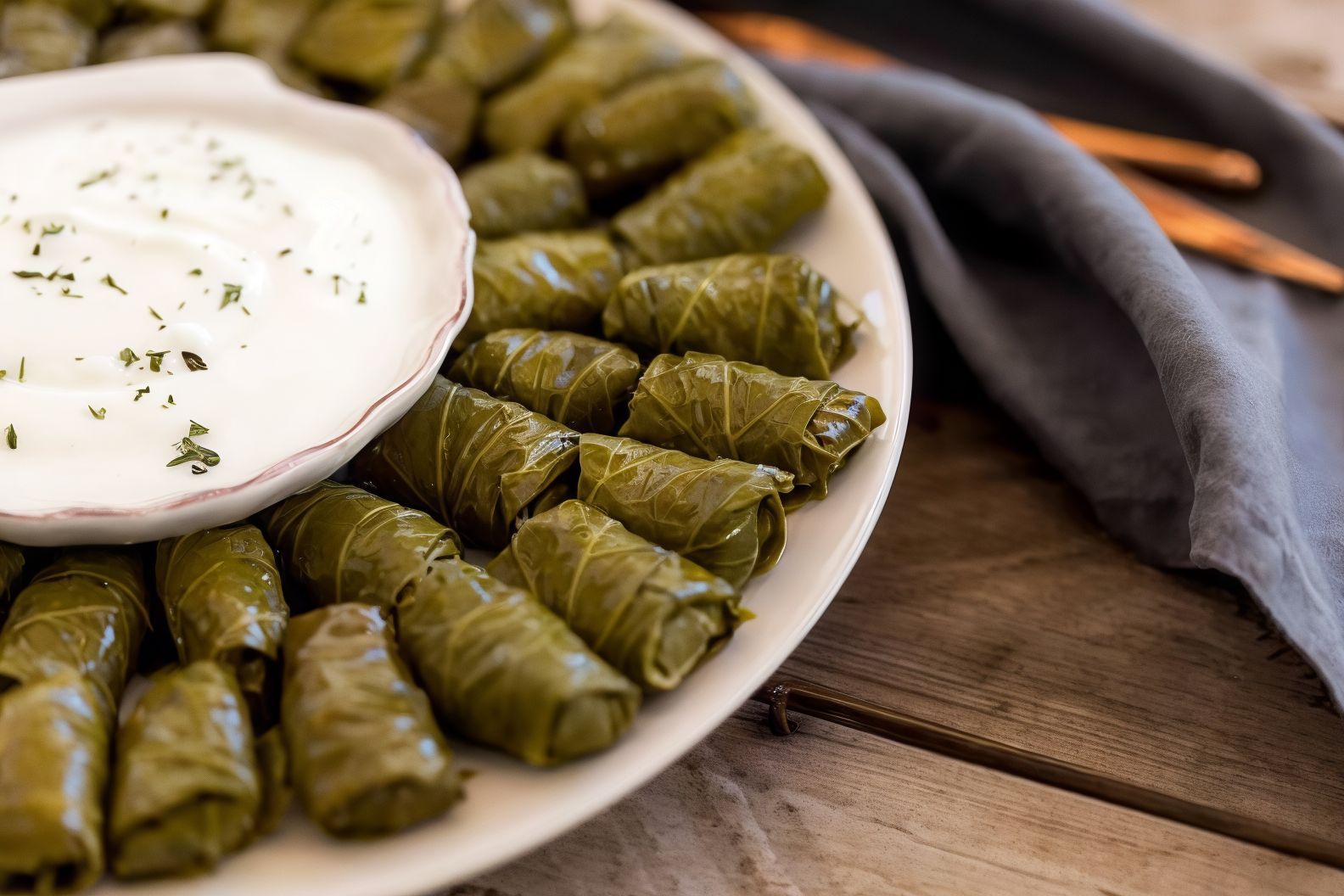 Vine Leaves Platter