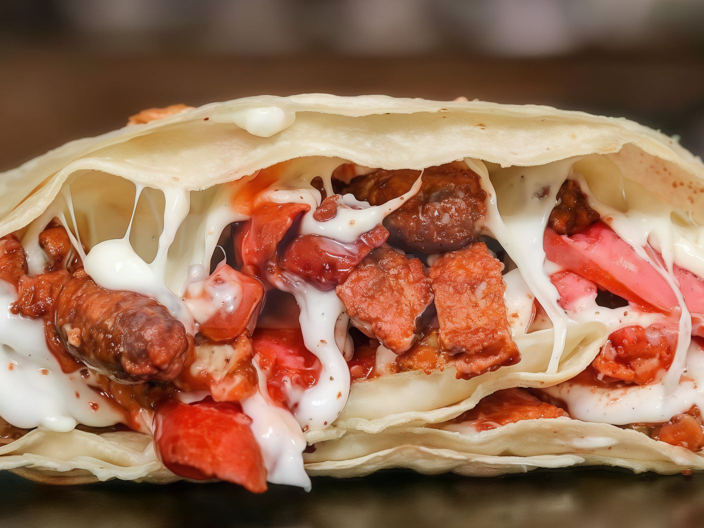 Hot Dog Crepe