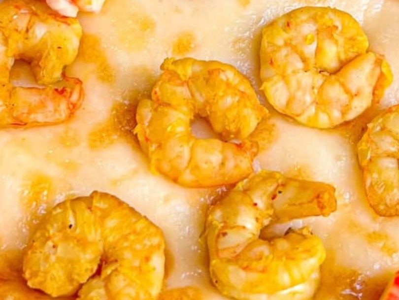 Shrimp Cheese Pan