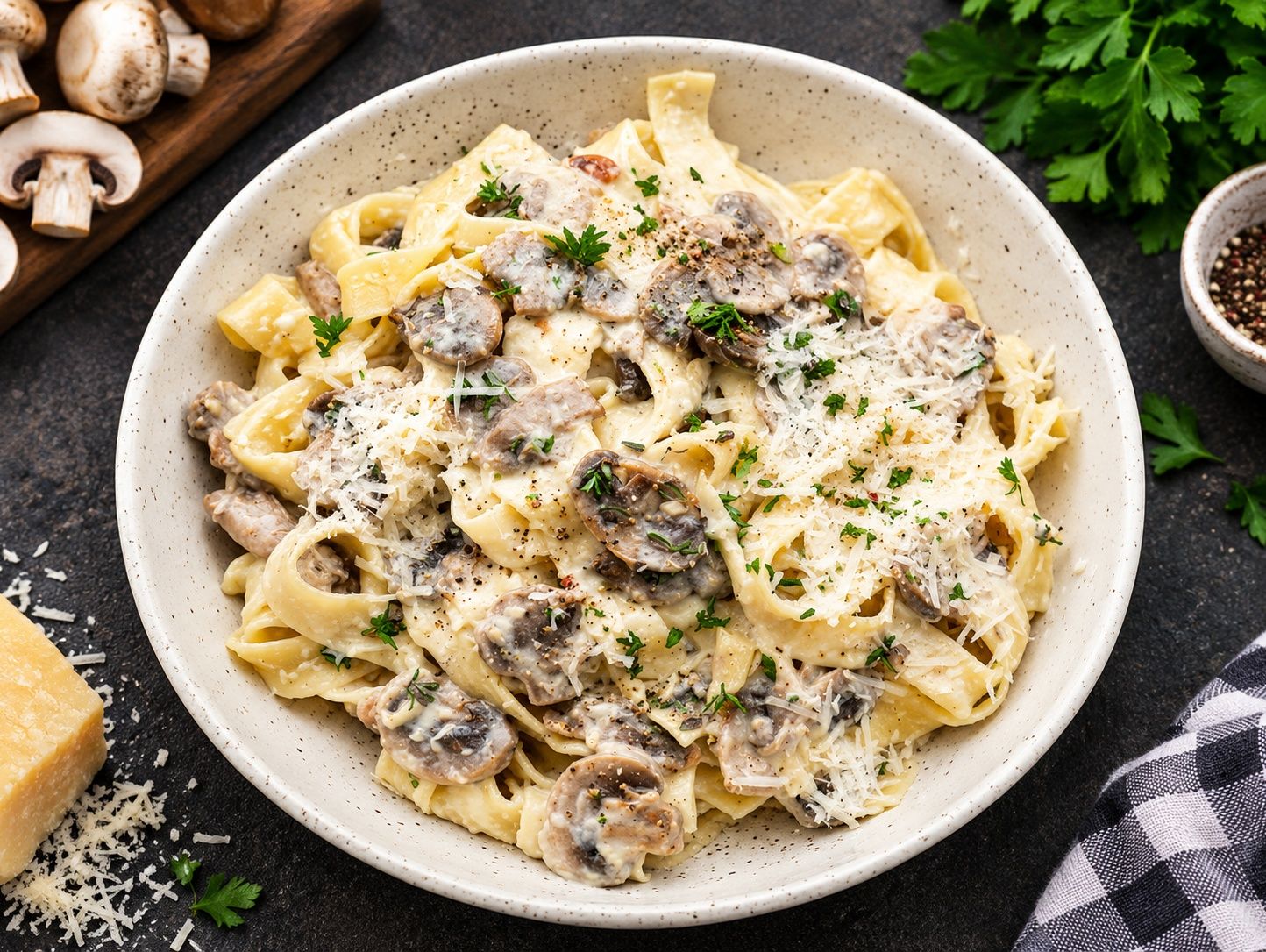 Creamy Mushroom White Sauce