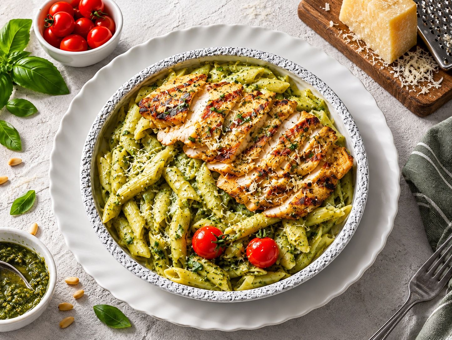 Chicken With Pesto