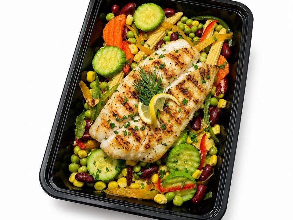Fish With Mustard Meal.