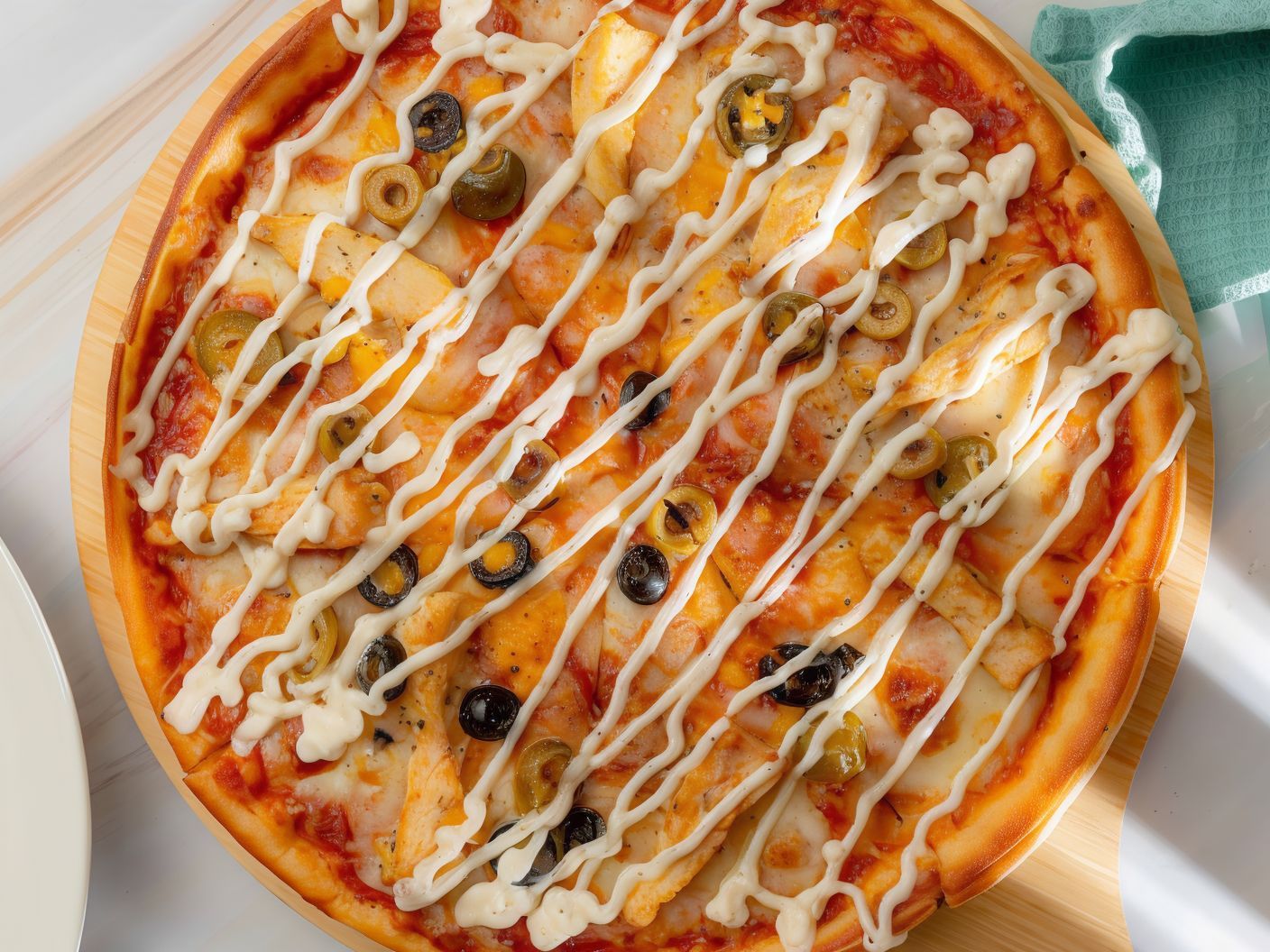 Chicken Ranch Pizza