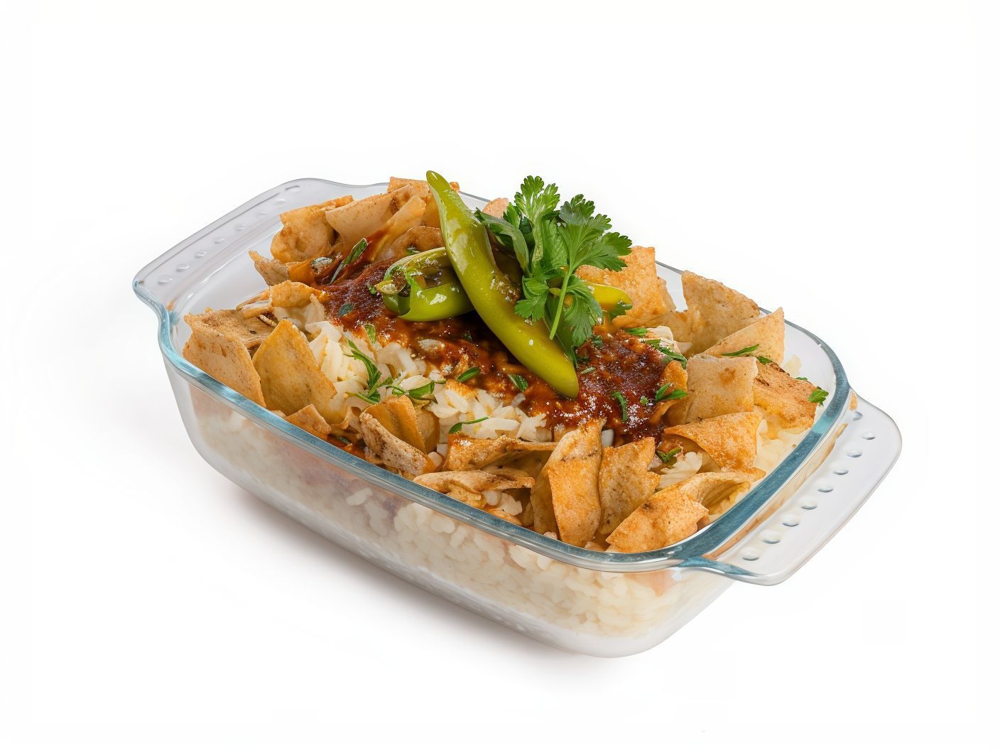 Plain Red Sauce Fatteh