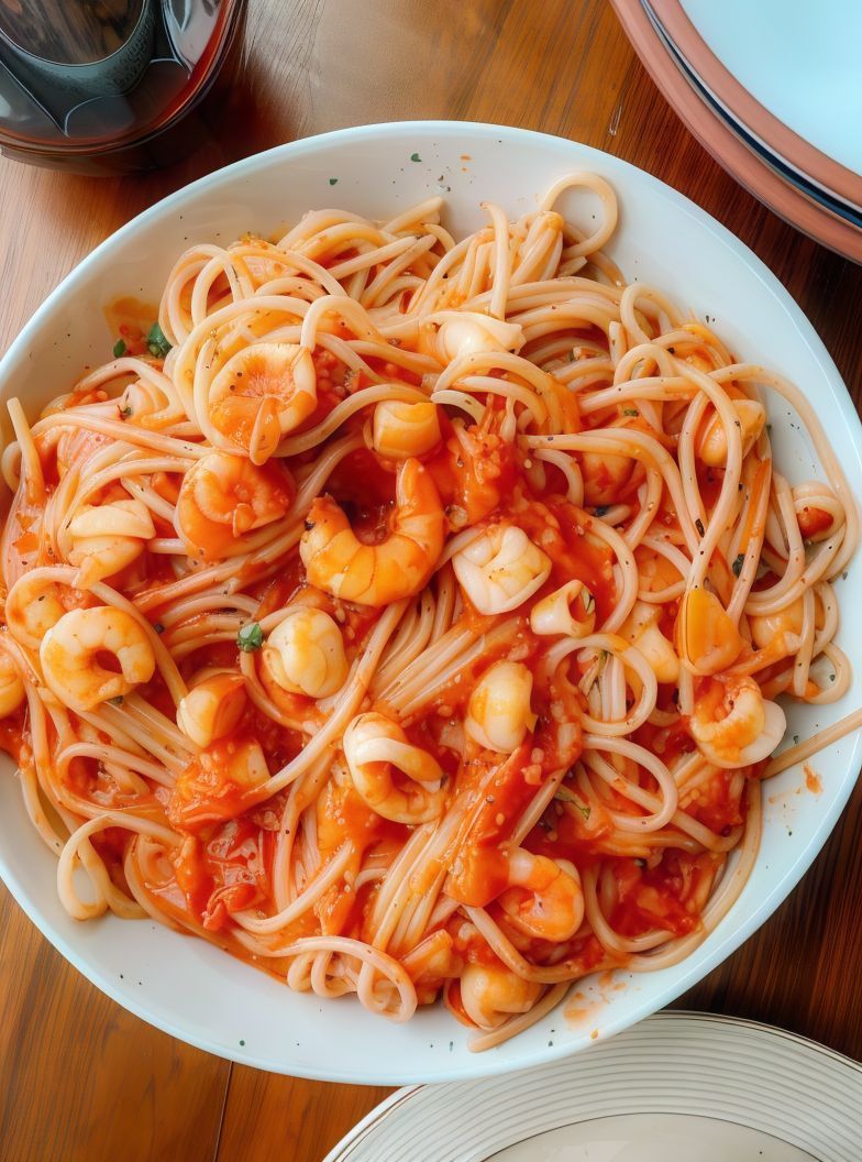 Seafood Pasta Red Sauce