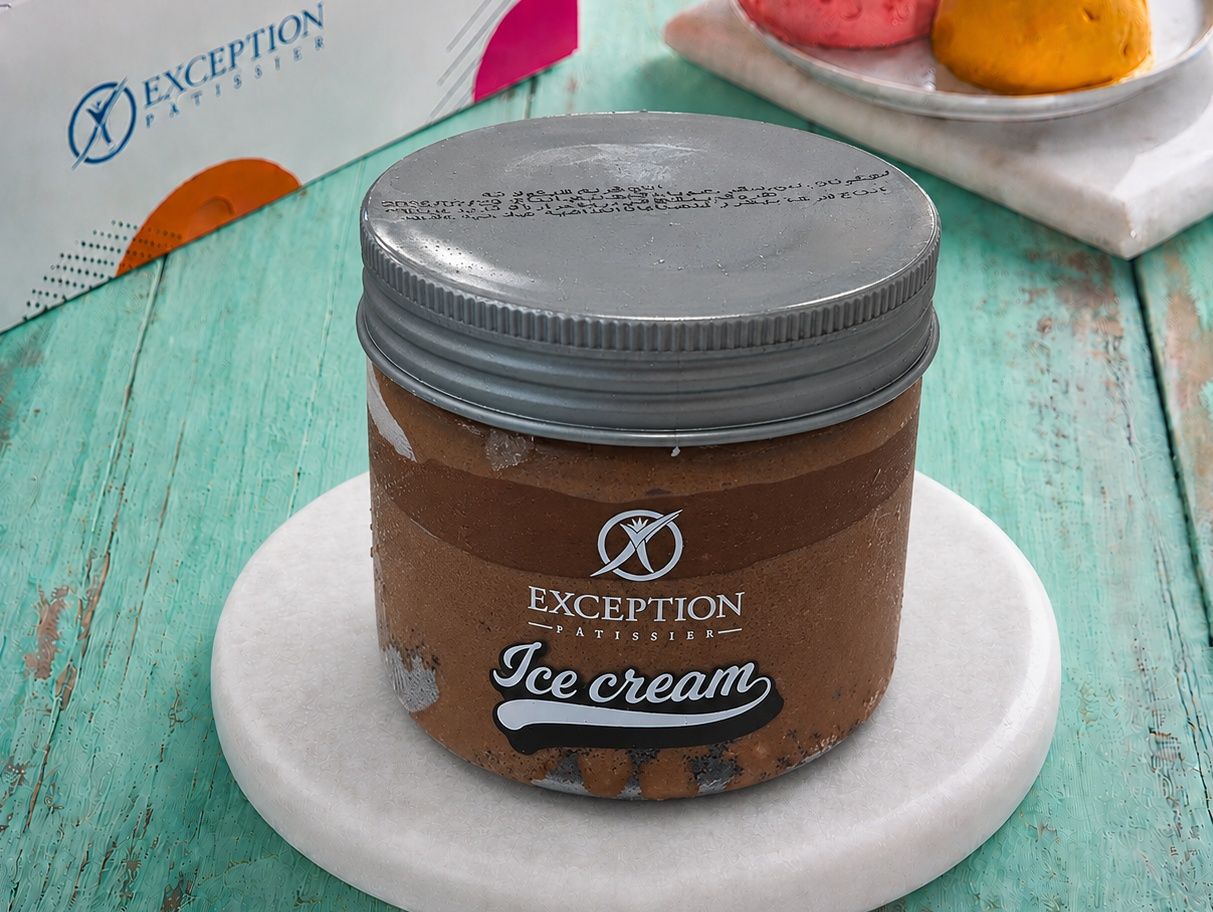 Chocolate Ice Cream Jar
