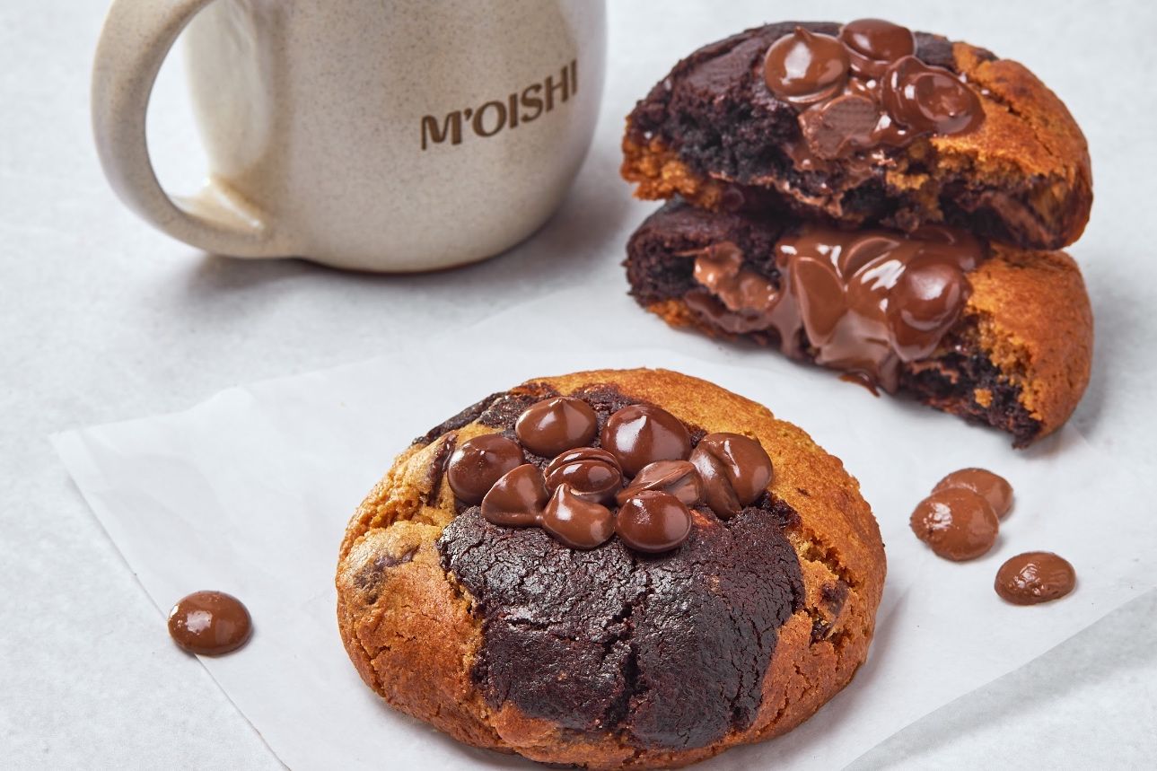 Milk and Dark Chocolate Cookie