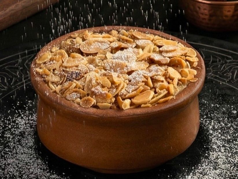 Royal Basbousa Tagine with Almonds