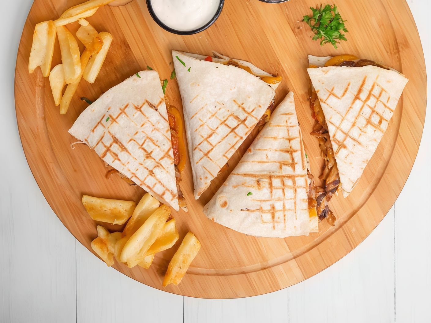 Beef Quesadilla Sandwich