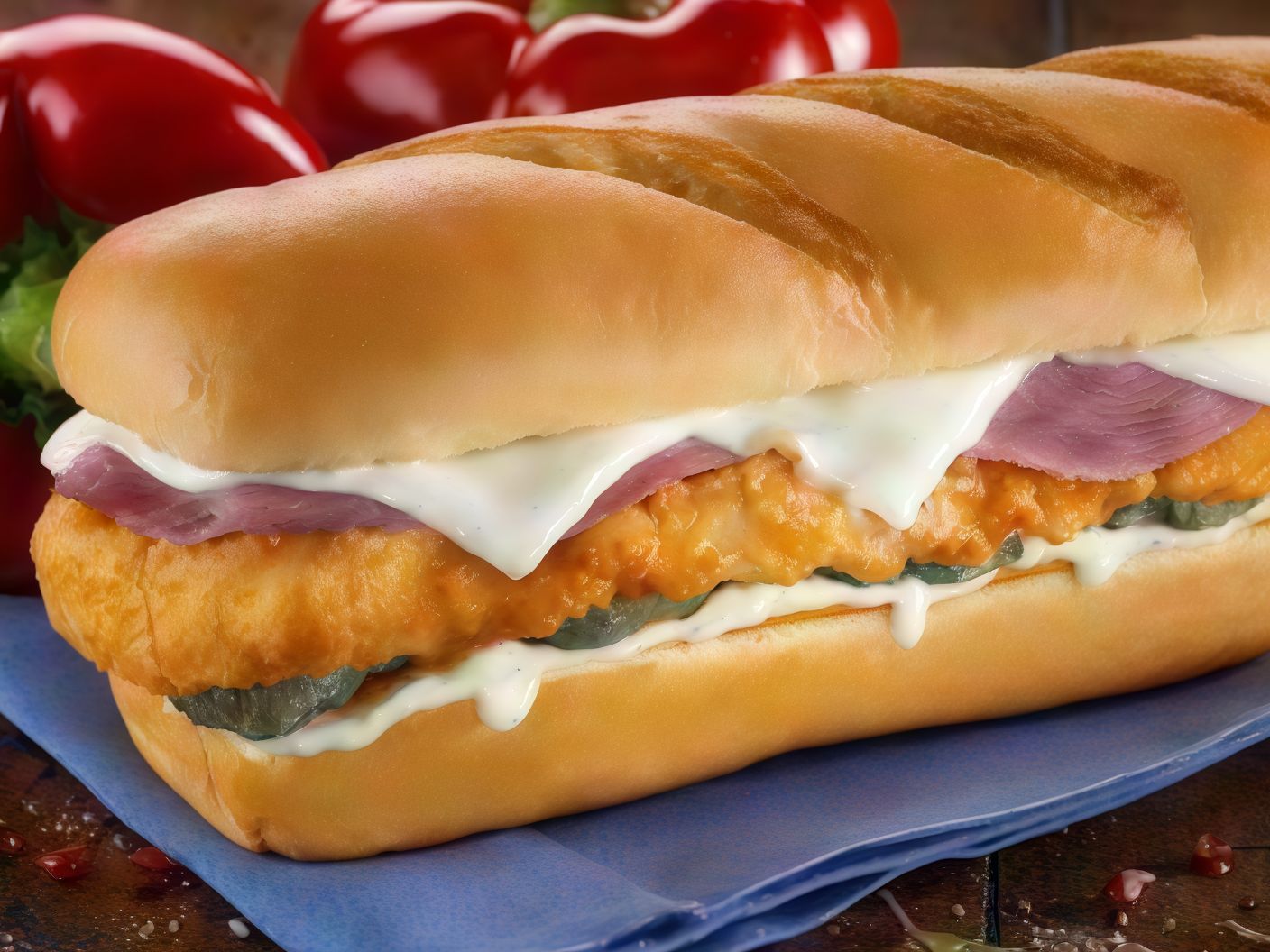 Cordon Bleu Roll Sandwich