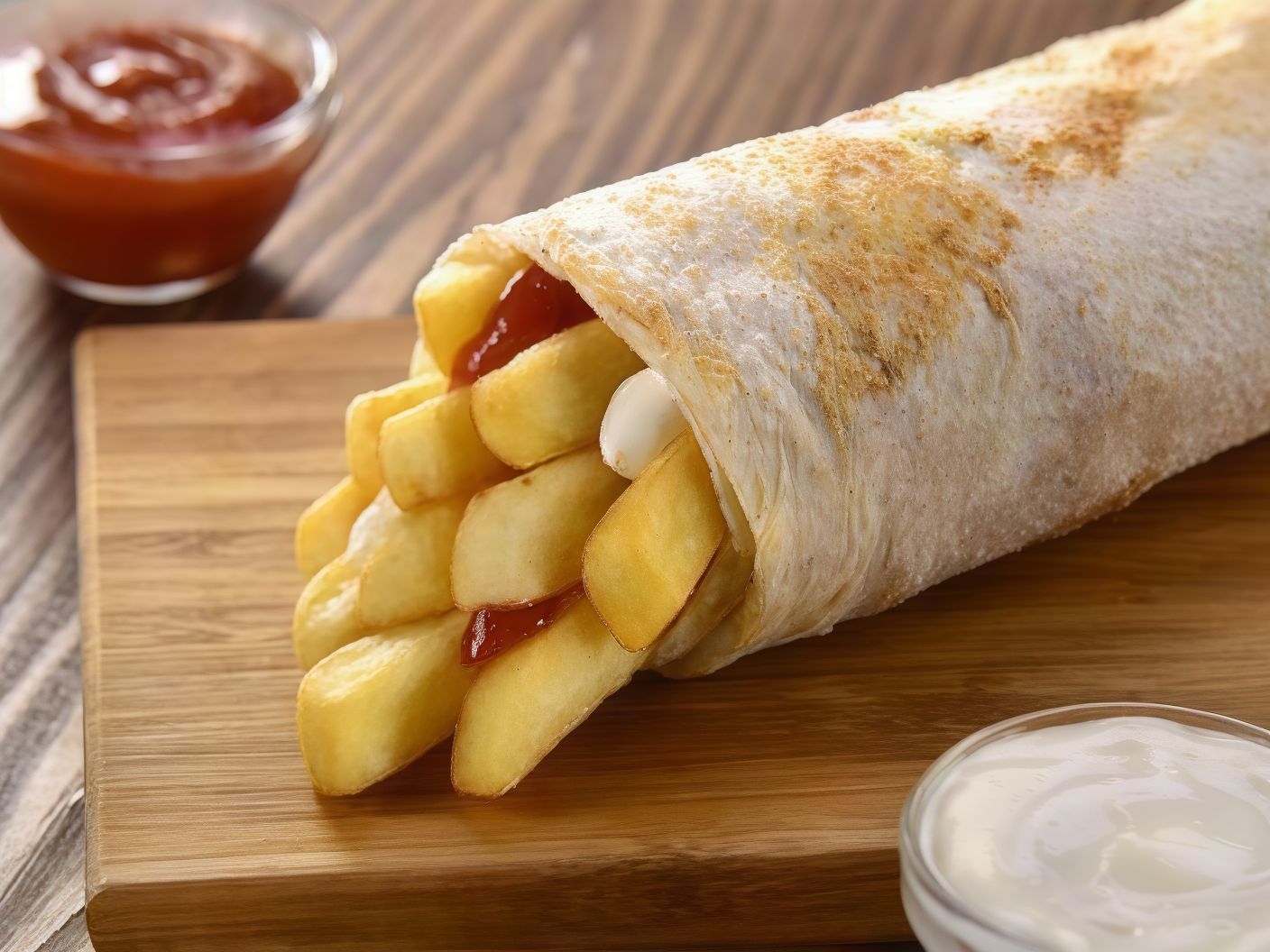 Syrian French Fries Sandwich