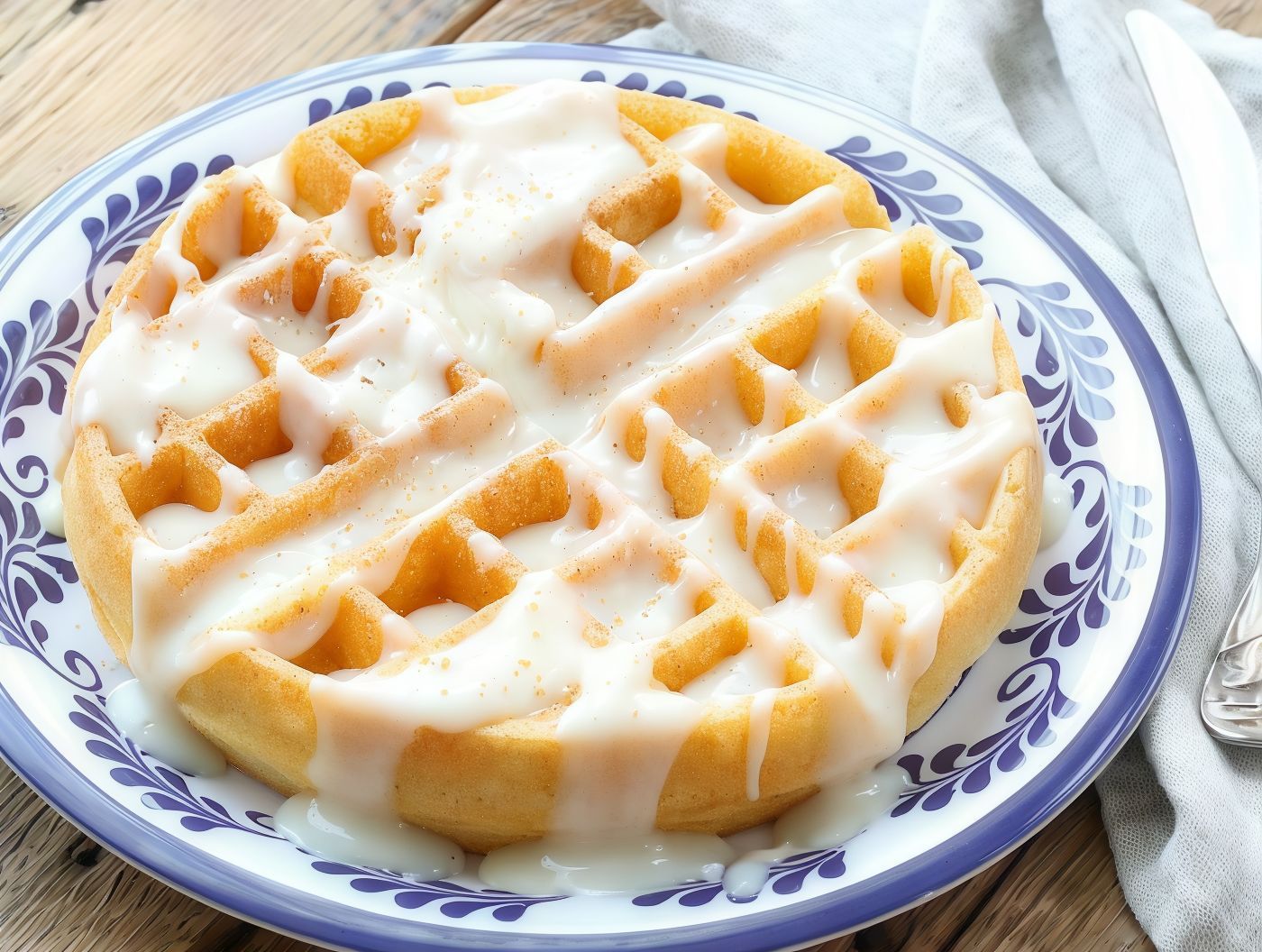 White Chocolate Waffle