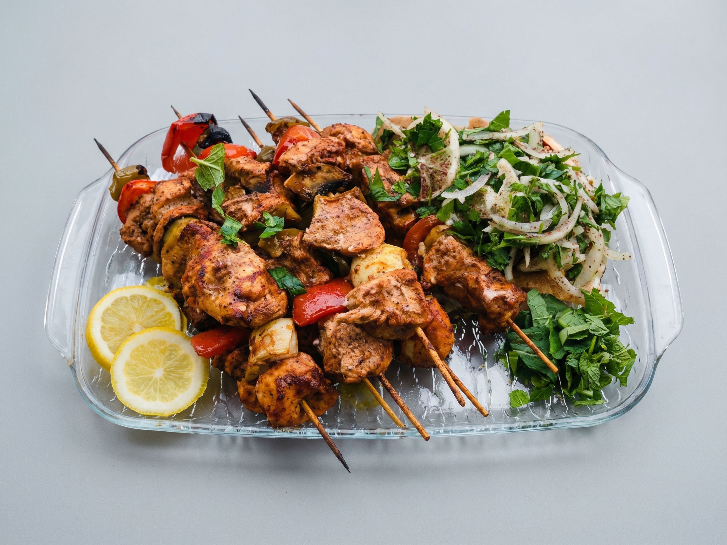 Charcoal Grilled Shish Tawook Meal
