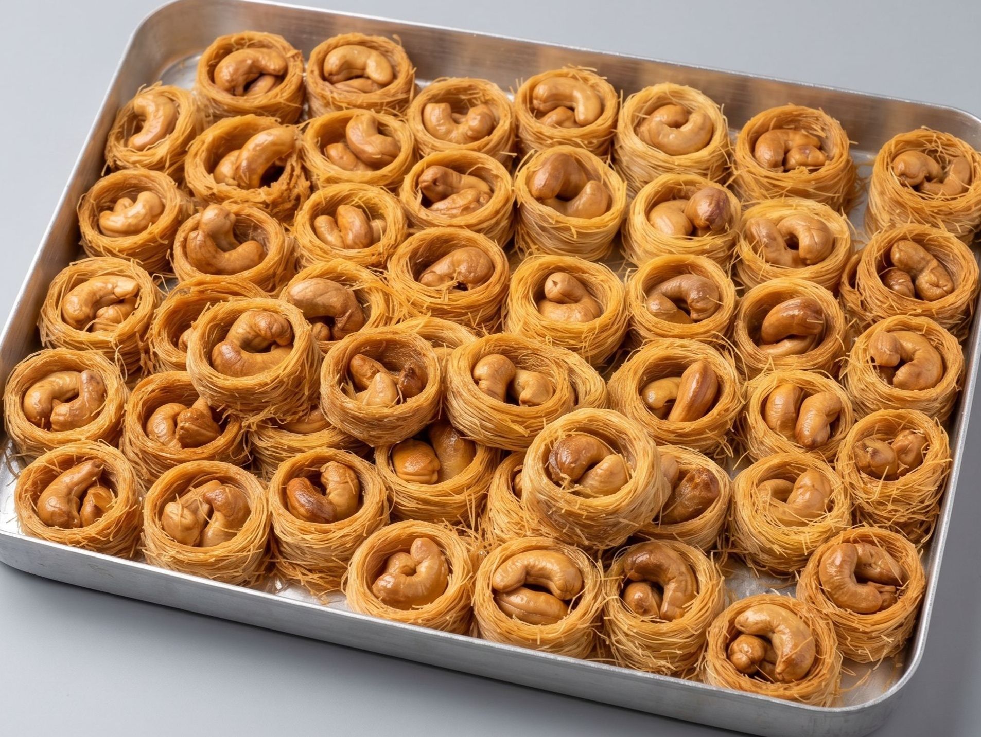Cashew Kunafa Rings