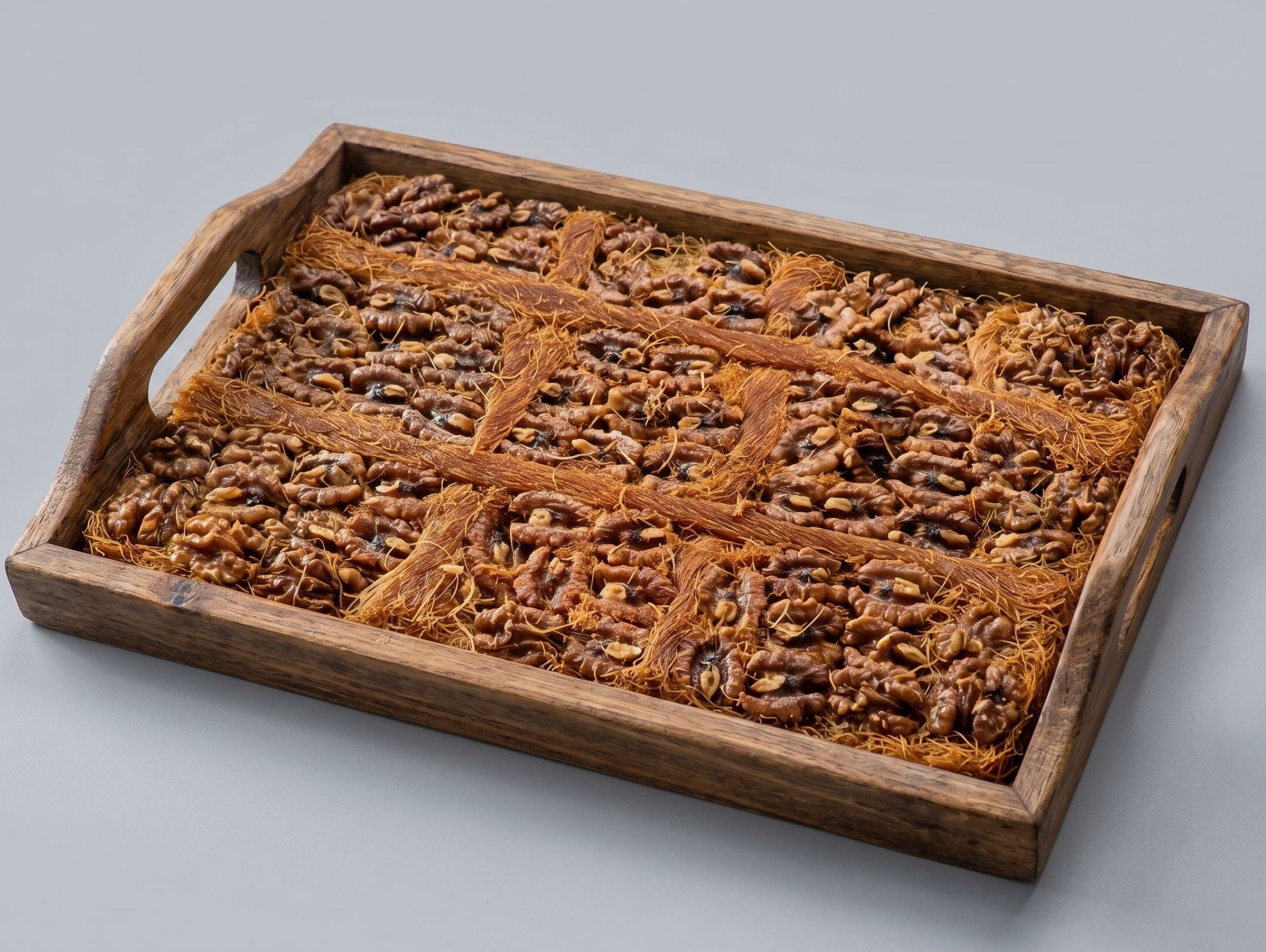 Ottoman Konafa with Walnuts