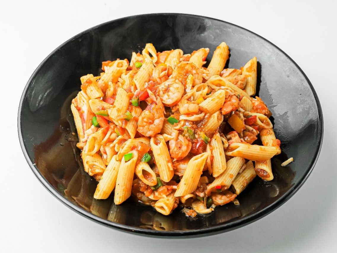 Seafood Pasta With Tomato Sauce