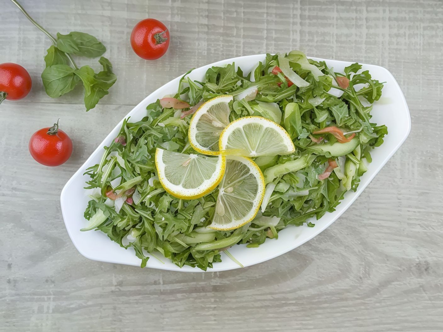 Arugula And Lemon Dish
