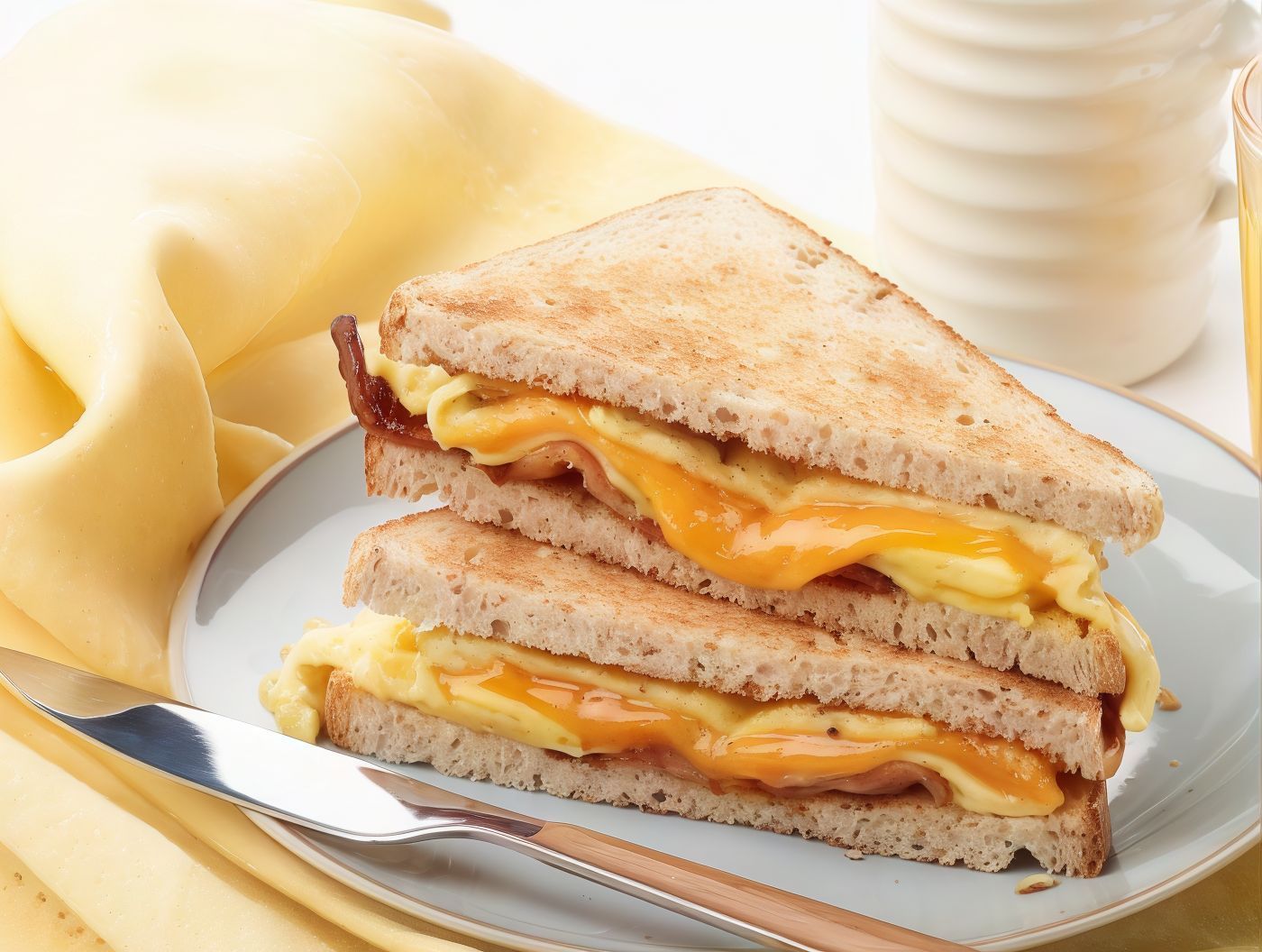 Egg And Cheese Toast