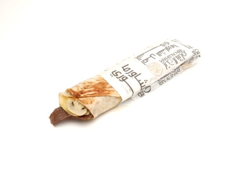 Shawarma Meat Saj Mozzarella and Mushroom
