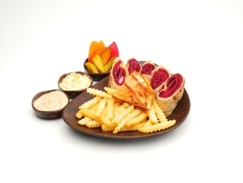 Arabic Sausage Shawarma Meal