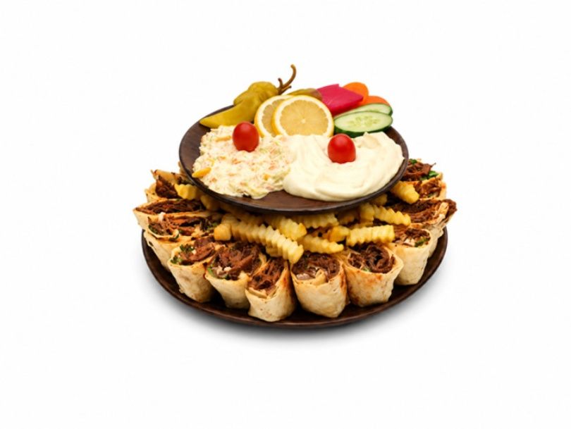 2-Layer Meat Shawarma Cake for 4 People