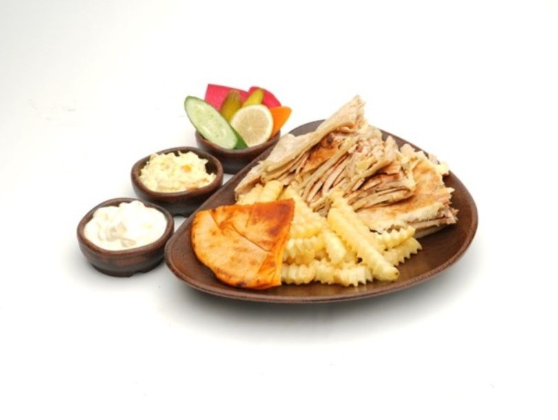Arabian Chicken Shawarma Meal with Mozzarella + Mushroom