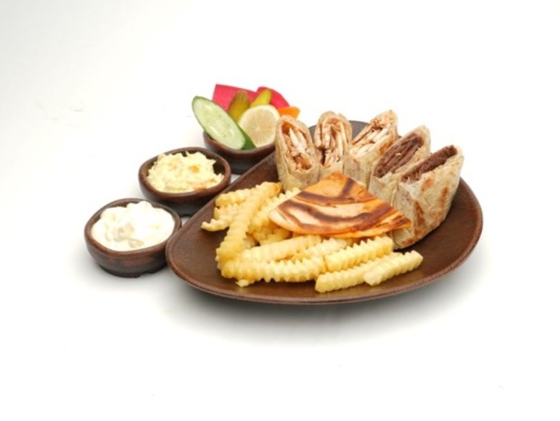 Mixed Shawarma Arabic Meal