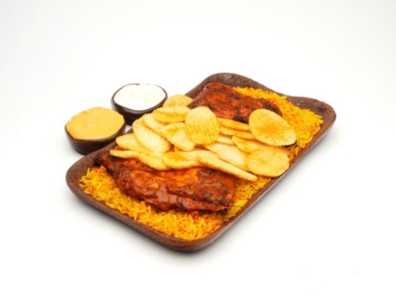 Smoked Two Thighs Meal + Rice