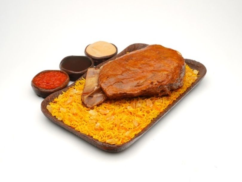 Smoked Lamb Shoulder Meal + Rice with Raisins