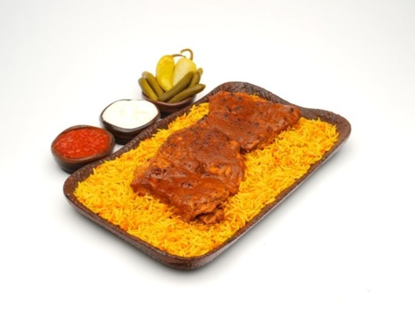 Half Smoked Thighs Casta + Rice