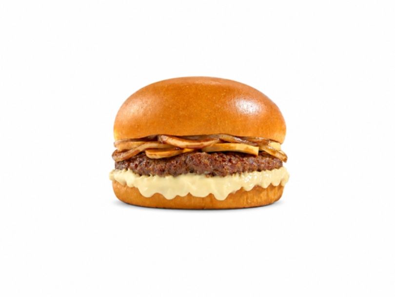 Tiki mushroom beef burger