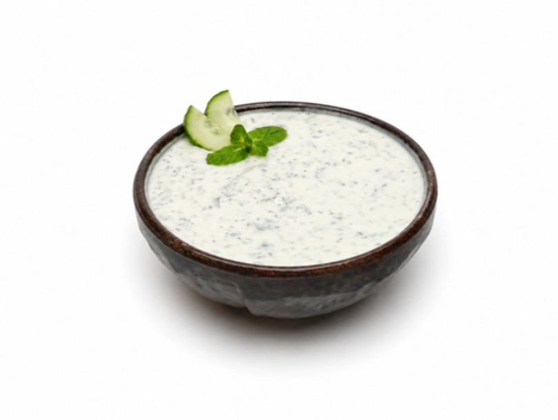 Yogurt with cucumber